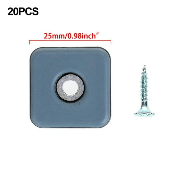 RichLink 20Pcs Furniture Movers Sliders Gliders Heavy Duty Carpet Hard Floor Easy Removal,25mm