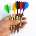 thumbnail image 2 of CHOK6Pcs Darts Kid-Safe Steel Tip Darts Perfect Darts Metal Tip Set for Family Fun White, 2 of 2