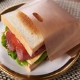 thumbnail image 3 of Paquete de 10 bolsas reutilizables para tostadora, antiadherentes, bolsas para sándwich tostado, bolsas para tostadas lavables para sándwiches, pasteles, Pizza, pollo, 3 of 4