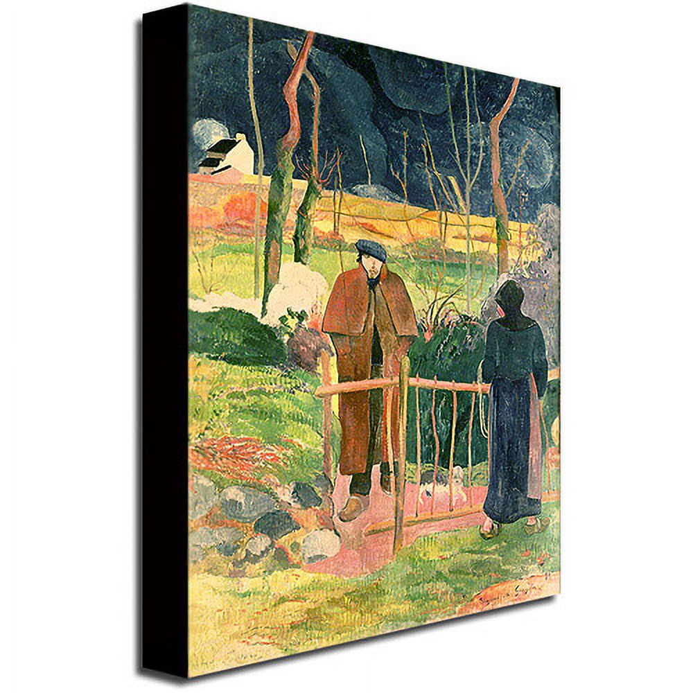 Trademark Fine Art "Bonjour, Monsieur Gauguin" Canvas Art by Paul Gauguin