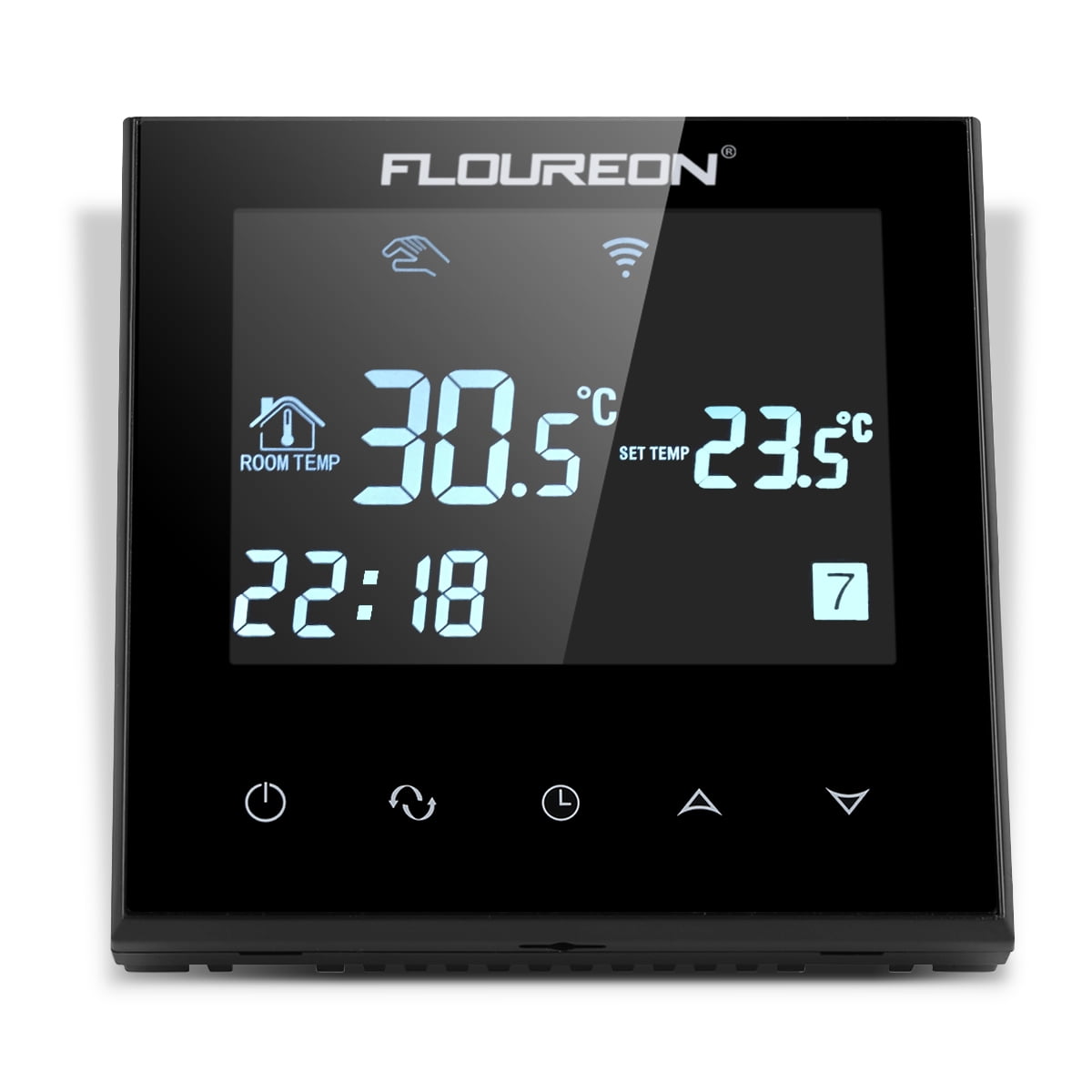 floureon hy03we4 smart wifi lcd touch screen thermostat for sale