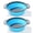 Blue, variant on ROFAY 11.6 in PP+TPE Collapsible Food Colanders, Set of 2