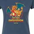 thumbnail image 3 of Pokémon - Charmander See The Evolution - Juniors Fitted Graphic T-Shirt, 3 of 5