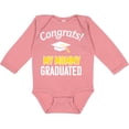thumbnail image 3 of Inktastic Congrats My Mommy Graduated with Cap Boys or Girls Long Sleeve Baby Bodysuit, 3 of 5