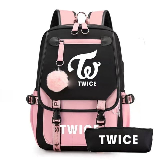 (rosa) Mochilas para niños para niñas Mochila escolar Mochila para adolescentes Linda mochila para libros Enviar colgante Escuela Bloques de color Deportes Niños