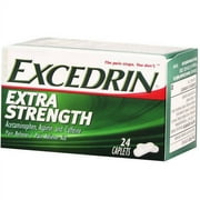 Excedrin Pain Relief Caplets, Extra Strength, 24 CT (Pack of 3)
