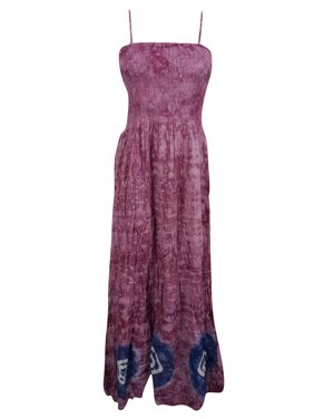 Mogul Womens Long Dress Printed Boho Hippie Chic Summer Holiday Maxi Dresses