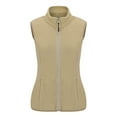 thumbnail image 1 of Women's Fleece Vest Sleeveless Jacket, Lightweight Warm Soft Vests Outerwear with Zip Up Pockets, 1 of 8