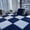 Navy Blue White, variant on 10Pcs Baby Playmat Soft and Fluffy Interlocking Floor Tiles Machine Washable Suitable for Family Playroom Bedroom Home Decor Rug