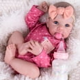 thumbnail image 1 of Muñeca Reborn Aori realista, 50 cm, con accesorios, 1 of 7