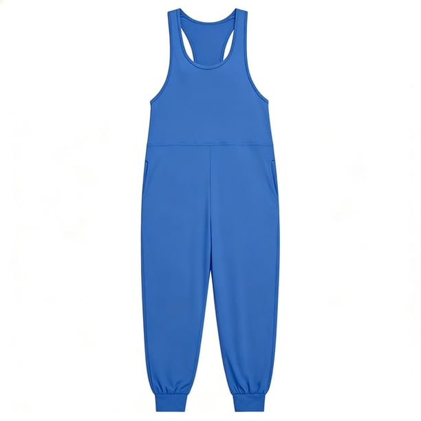 Pantalones Sueltos para Mujeres Overalls de Verano Pantalones de Mono Sueltos Casual Sólido Cómodo para Citas Fiesta Casual Vacaciones de Trabajo en la Playa