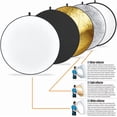 thumbnail image 4 of (TM) 32 Pouces / 80cm 5-en-1 Pliable Multi-Disque avec Support Réflecteur de Photographie avec Sac, 4 of 5