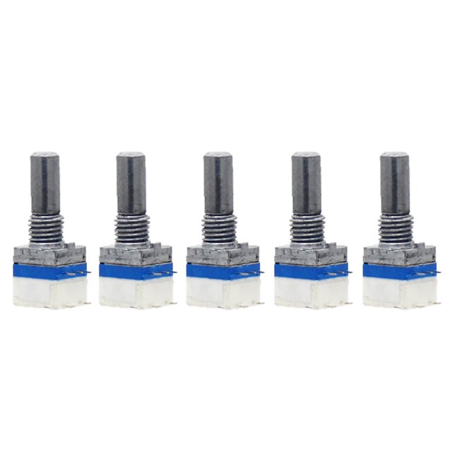 Reemplazo del Interruptor de Volumen de la Perilla de AlimentacióN de 5 Piezas para UV-9R Walkie Talkie DIY