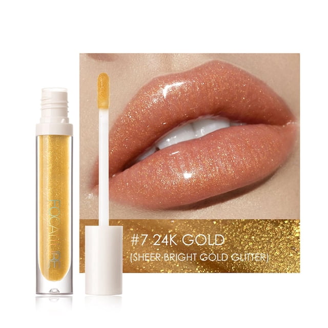 Brillo de labios HUOGUO Plumpmax High Shimmer 10 colores con extracto de menta