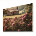 thumbnail image 2 of Designart "Rhododendron Blooms on the Farm I" Floral Print on Natural Pine Wood, 2 of 5