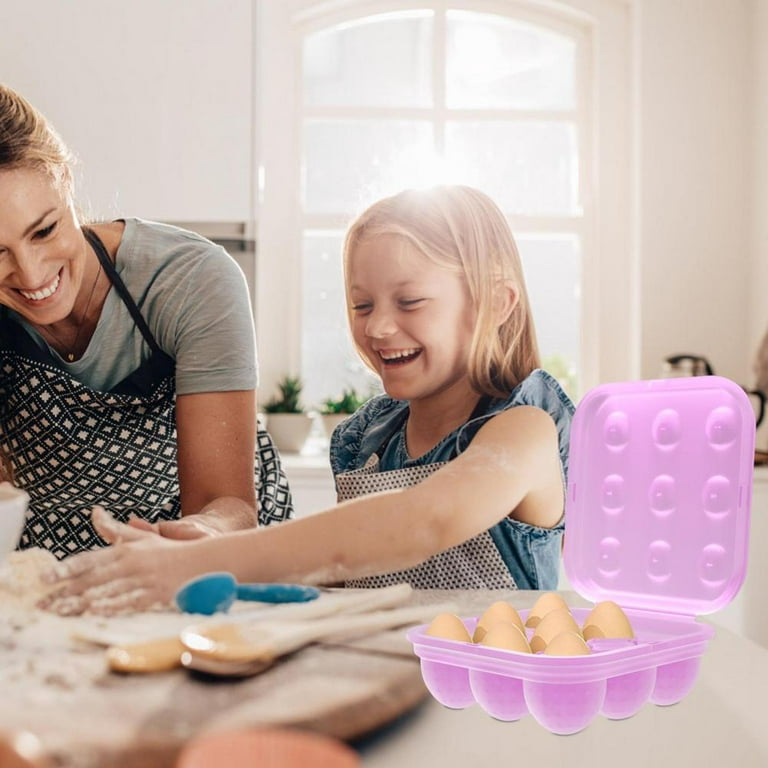 Tohuu Silicone Egg Organizer 9 Grids Shockproof Portable Egg