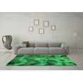 thumbnail image 3 of Ahgly Company Indoor Square Persian Green Bohemian Area Rugs, 8' Square, 3 of 4
