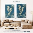 thumbnail image 4 of Elephant Stock Playa Sealife Ii Indigo Wall Art - Vertical Canvas Wall Art - Living Room Wall Decor - Animal Canvas - Blue And Orange Decor By Paul Brent - 32" x 48", 4 of 8