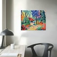 thumbnail image 3 of Nawypu  - Henri Matisse Landscape at Collioure Canvas Prints Wall Art Modern Art Expressionism Painting Picture on Canvas Abstract Artwork for Home Decorations and Gifts 20x16 inch, 3 of 4