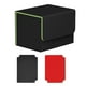 thumbnail image 5 of Expositor de tarjetas con capacidad para 100 tarjetas. Caja protectora para guardar barajas de cartas coleccionables. Verde negro, 5 of 9
