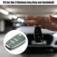 thumbnail image 3 of Unique Bargains Car Key Fob Cover 3 Button Remote Key Fob Case TPU Button Full Protector Cover Gray for Audi Q3 2015-2020, 3 of 7