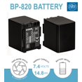thumbnail image 2 of BM Premium BP-820 Battery for Canon VIXIA HF G21, HF G30, HF G40, HF G50, HF G60, GX10, XF400, XF405 Camcorder, 2 of 4