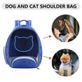 thumbnail image 2 of Bolsa de viaje para gatos, malla transpirable, portador de mascotas, diseño de apertura frontal para uso en exteriores Hugtrwg Para estrenar, 2 of 7