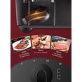 thumbnail image 2 of FOHERE Meat Slicer for Home Use, 200W Electric Deli Food Slicer with Removable Two 7.5” Blades, 0-15 Precise Thickness Knob Cut Deli Food, Meat Ham Bread Fruit, Include Food Carria, 2 of 6