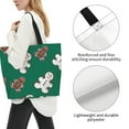 thumbnail image 3 of Balery Gingerbread Snowman Cookies Bolsa Tote Estilo Estético con Cremalleras, Bolsa de Hombro, Bolsa de Compras Grande y Plegable, 3 of 8