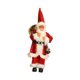 thumbnail image 4 of Figura de Papá Noel, muñeco, adorno para fiesta de Navidad, decoración navideña, coleccionable, de pie Rojo oscuro, 4 of 9