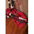 thumbnail image 2 of Ebony Bagpipe with Red Tartan Cover by Medieval Collectibles, 2 of 7
