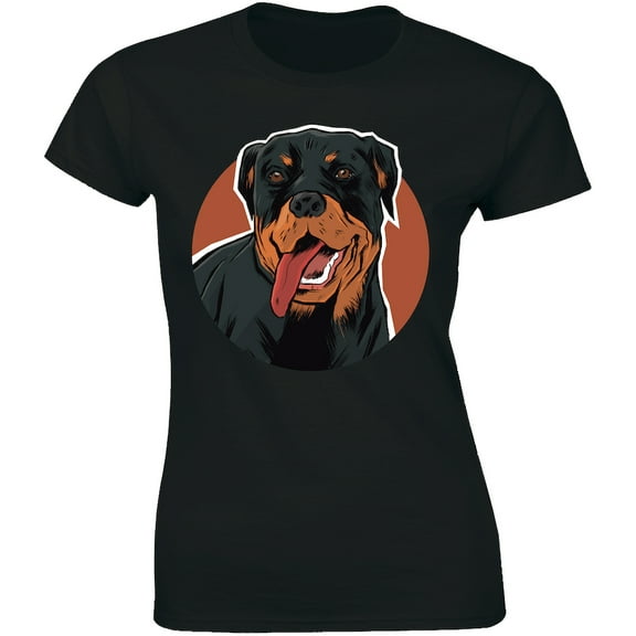 Funy Cute Rottweiler Dog - Christmas Gift For Dog Lovers Women's T-Shirt