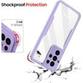thumbnail image 4 of for Samsung Galaxy S21 Ultra Case, 360 Full Body Rugged Case with Built-in Screen Protector Transparent Heavy Duty Shockproof Bumper Cover for Galaxy S21 Ultra 6.8" (Purple), 4 of 13
