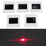 Interference Diffraction Grating Set 5Pcs with Double and Triple Slits