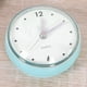 thumbnail image 3 of Temporizador compacto para cocina y baño, resistente al agua para duchas, reloj de pared con ventosa verde, 3 of 8