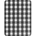 thumbnail image 4 of Black Tavern Check Fabric Tablecloth by Newbridge - Bistro Check Heavy Weight, Water Repellent, Stain Resistant Fabric Tablecloth 60” x 84” Oval, 4 of 9