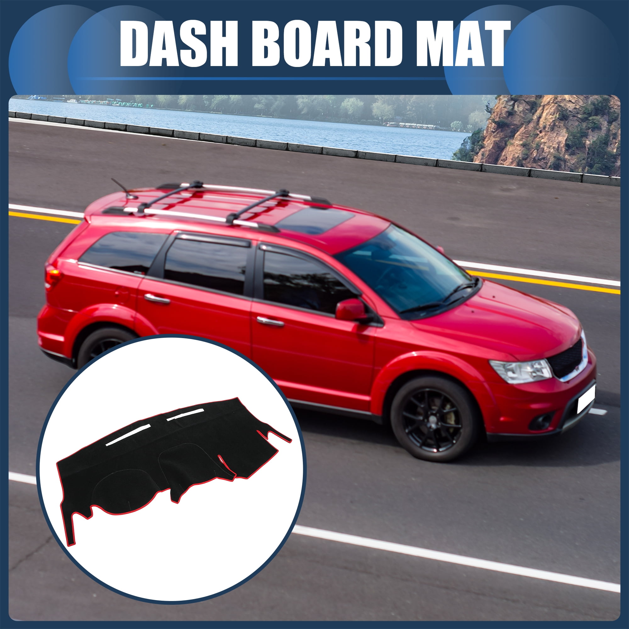 Unique Bargains Dash Cover Dashboard Carpet Mat for Dodge Grand Caravan 2011 2020