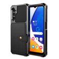 thumbnail image 1 of Wallet Case for Samsung Galaxy A14 5G Multifunctional Design Back Case, Rugged PC Luxury PU Leather Magnetic Car Mount Cover with Card Slots Holder Shockproof Lens Protective Case,Black, 1 of 7