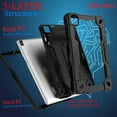 thumbnail image 7 of SOATUTO for Vortex Tab 8 4G/COOPERS CP80/NOVOJOY NVCP80/ATOZEE ATCP80/CUPEISI CP80 8 inch Tablets Case Hybrid ShockProof Kids Friendly with Stand Cover with screen protector (Black/Black/2 PCS), 7 of 7