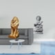 thumbnail image 2 of Escultura de león, estatua coleccionable, adorno de mesa, figura artística, decoración para oficina, hogar, estantería, regalo de cumpleaños, Guan Yin, 2 of 8