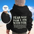 thumbnail image 4 of BOOMNY Unisex Boys Girls Hoodie Long Sleeve Hoodies For Girls Letter Graphic Soft Fall Winter Hooded Sweatshirt, 4 of 7
