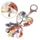 thumbnail image 5 of Llavero de cristal con diseño de árboles de la vida, colgante decorativo de cristal natural mixto, decoración colgante, 5 of 7