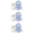 thumbnail image 6 of Masteelf 3 Sets  Microwave Noodle Bowl Noodle Bowl Ramen Microwave Noodle Bowl and Spoon Fork Chopstick, 6 of 8