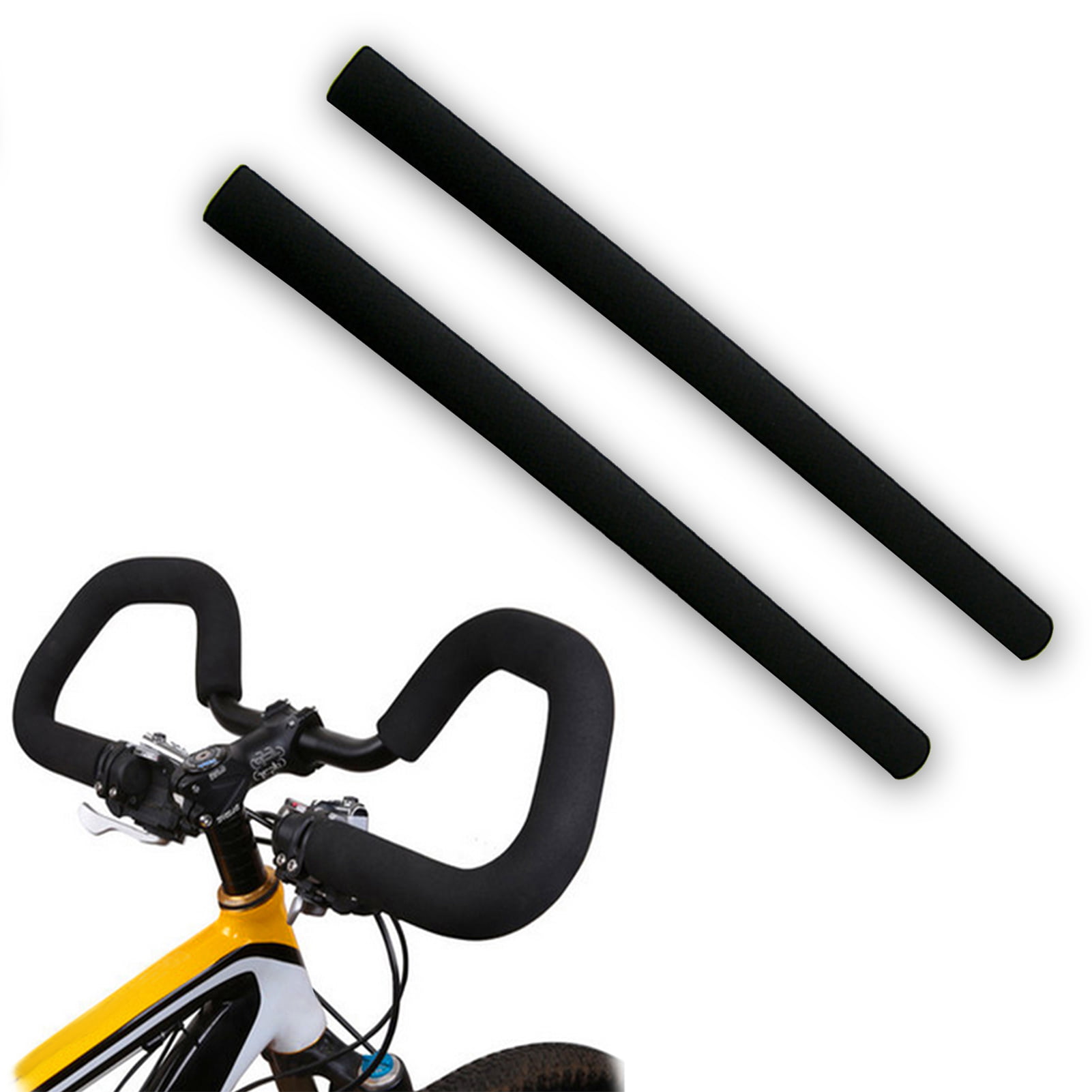1 Pair MTB Bike Sponge Foam Sponge Handlebar Grip Bicycle Handle Bar Grips Cover 
