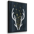 thumbnail image 3 of Antlers & Magic - Framed Gallery Wrapped Holiday Canvas - 25 x 37 - Black Frame, 3 of 8