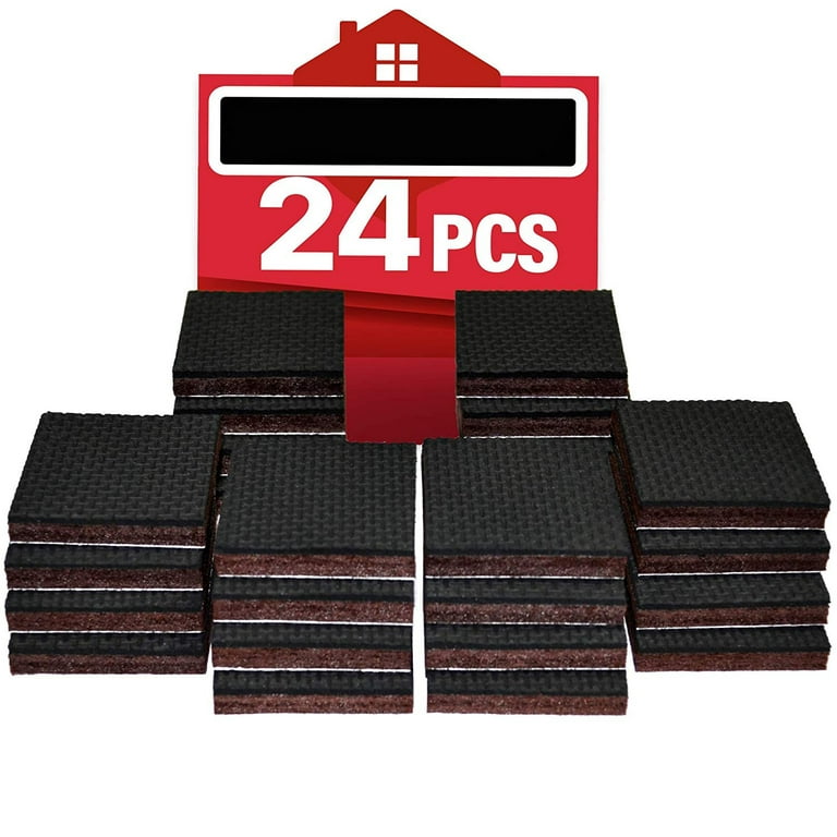 NON SLIP FURNITURE PADS PREMIUM 24 pcs 3” Furniture Pad! Best Furniture  Grippers - SelfAdhesive Rubber Feet Couch Stoppers – Ideal Furniture Floor  Protectors for Fixation in Place Furniture 