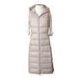 thumbnail image 4 of DailyTrove Women's Long Quilted Puffer Vest - Polyester Casual & Winter Wear, Warm for Daily & Outdoor Outings, 4 of 6