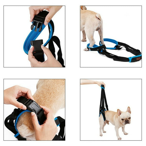 Adjustable Dog Lift Harness for Back Legs Pet Support Sling Help Weak Legs Stand Up Pet Dogs Aid