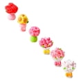 thumbnail image 2 of Resin Flower Figurines, Mini Artificial Flower Bouquet, Desktop Decor Accents, Cute Small Flower Crafts for Home Tabletop Office Decoration, Floral Handicrafts And Ornaments 5 Pcs, 2 of 9