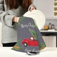 thumbnail image 6 of GZHJMY Christmas Car Truck Kitchen Towels Set of 1 Dishcloths Hand Towels Tea Towels Ultra Absorbent for Cleaning Washing Drying Dishes Tableware 28'' x 18'', 6 of 7